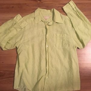 Michael by Michael Kors XL button-up shirt green